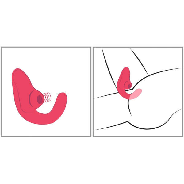 Womanizer - Blend - Clitoris Luchtdruk Stimulator - G-Spot Vibrator - Rabbit - Vibrant Rose - Afbeelding 4