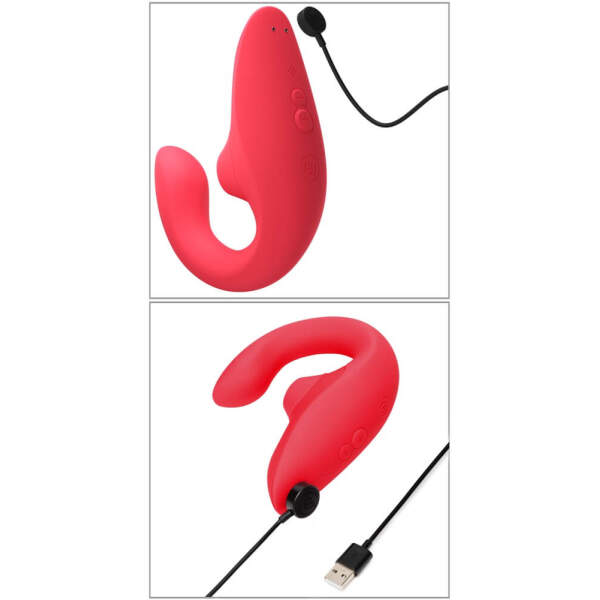 Womanizer - Blend - Clitoris Luchtdruk Stimulator - G-Spot Vibrator - Rabbit - Vibrant Rose - Afbeelding 5