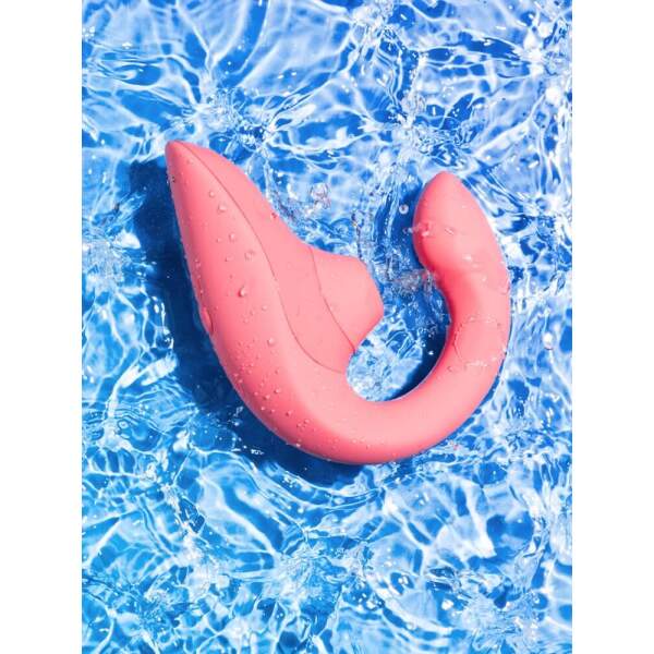 Womanizer - Blend - Clitoris Luchtdruk Stimulator - G-Spot Vibrator - Rabbit - Vibrant Rose - Afbeelding 2