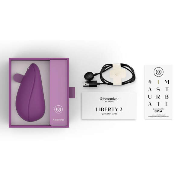 Womanizer - Break Free - Liberty 2 - Clitoris Stimulator - Luchtdruk - Purple - Afbeelding 6