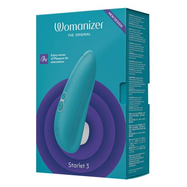 Womanizer - Starlet 3 - Clitoris Vibrator - Luchtdruk - Turquoise - Afbeelding 4
