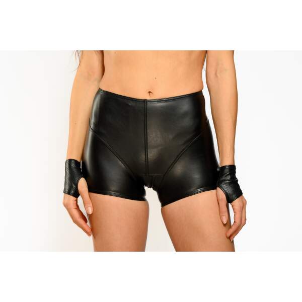 Benno Von Stein - Hotpants Anybell - Peekaboo - PU-leer - Zwart - Afbeelding 5