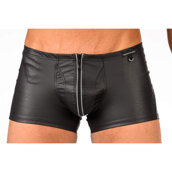 Benno von Stein - Short Cyliao - Rits - Reflecterende Strepen - PU-leer - Zwart - Afbeelding 2