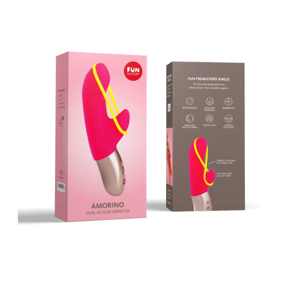 Fun Factory - Amorino Mini Vibrator - Stimulatieband - G-Spot Vibrator - Clitoris Vibrator - Prostaat Vibrator - Roze - Afbeelding 3