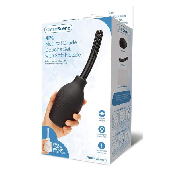 Anaal Douche - Set van 2 - Flexibel - 310 ml - Reis douche - 150 ml - Afbeelding 4