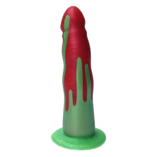 Anteros Dildo Peach Red/Apple Green - Ylva & Dite - Afbeelding 2