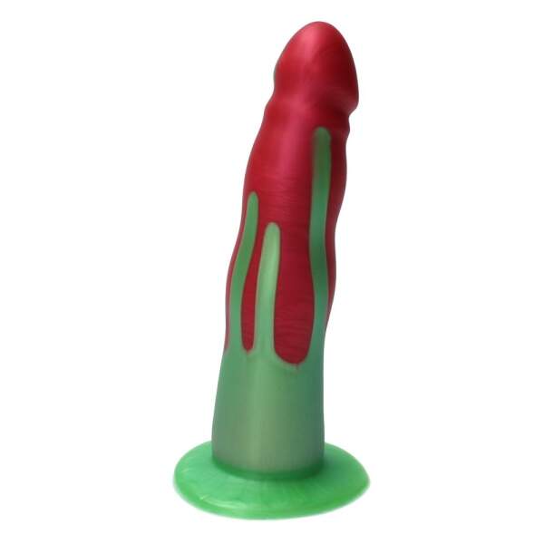 Anteros Dildo Peach Red/Apple Green - Ylva & Dite - Afbeelding 4