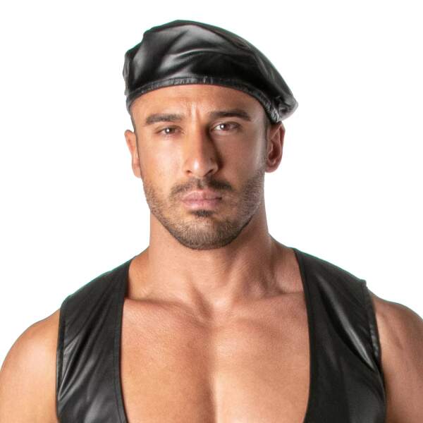 TOF Paris - Baret - Army - Camouflage - 2-zijdig draagbaar - PU-leer - Afbeelding 4