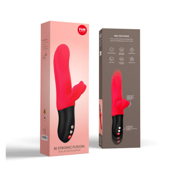 Fun Factory - Bi Stronic Fusion - Stotende Vibrator - G- Spot Vibrator - Anale Vibrator - Rood - Afbeelding 3