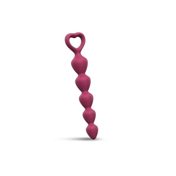 Love to Love - Bing Bang - Anal Beads - Maat M - Siliconen - Rood - Afbeelding 5