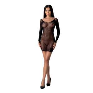Passion - BS101 - Bodystockingjurkje - Zwart