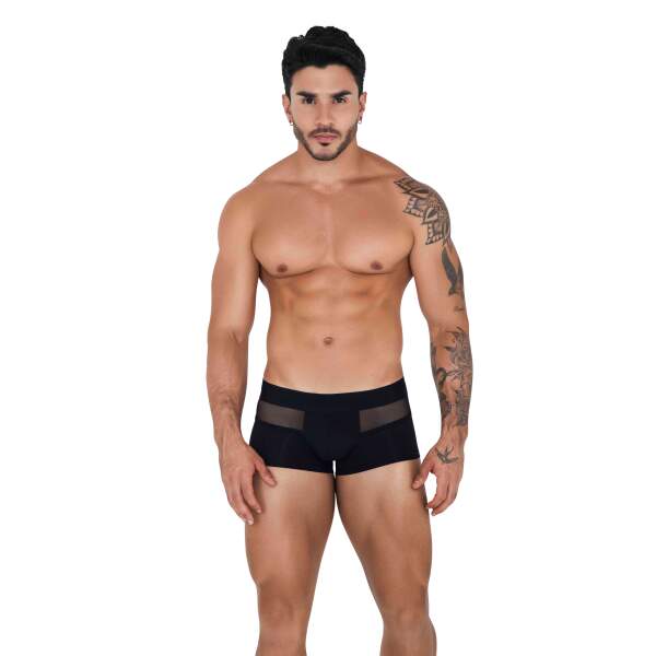 Clever Moda - Caspian Boxer - Gaas Inzet - Microvezel - Gaas - Zwart - Afbeelding 3