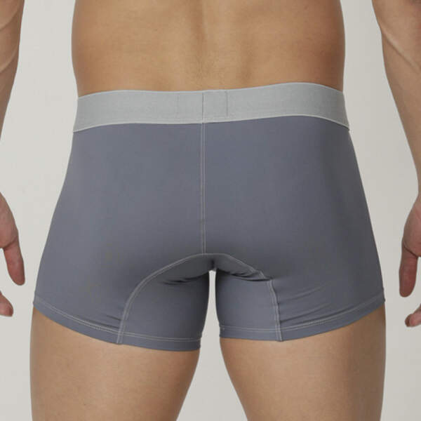 Clever Moda - Core Boxershort - Zacht Microvezel - Brede Band - Grijs - Afbeelding 2