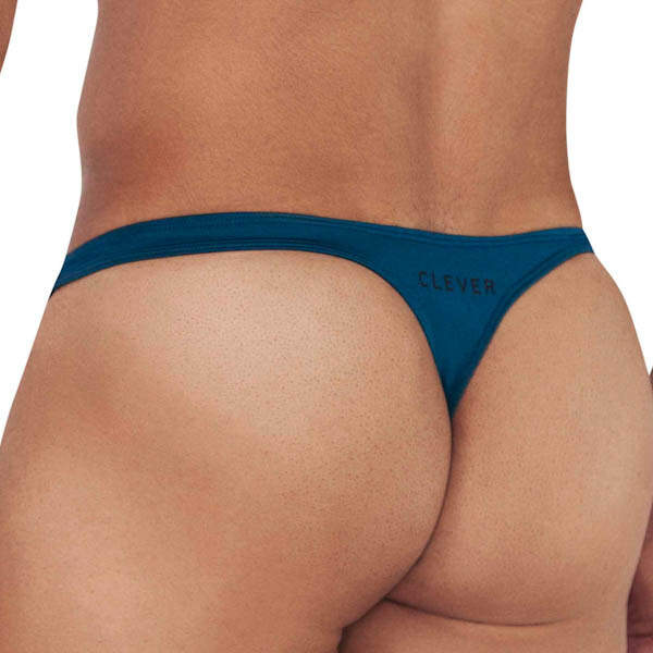 Clever Moda - Flashing Thong - String - Petrol Blauw - Afbeelding 2
