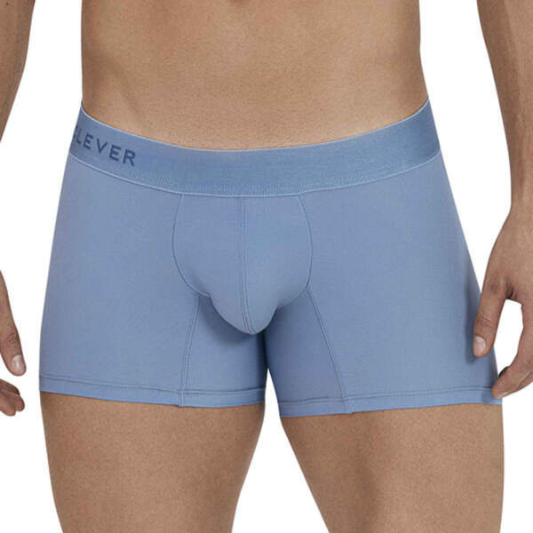 Clever Moda - Vital Boxershort - Zacht Microvezel - Brede Band - Blauw