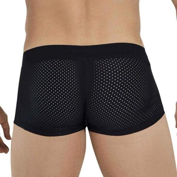 Clever Moda - Zurich Latin Boxershort - Mesh - Brede Band - Zwart - Afbeelding 2