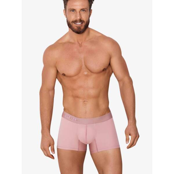 Clever Moda - Lightning Boxer - Zacht Microvezel - Brede Band - Roze Maat S