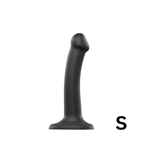 Strap-On-Me - Bendable Dildo - Siliconen - Zwart - Afbeelding 4
