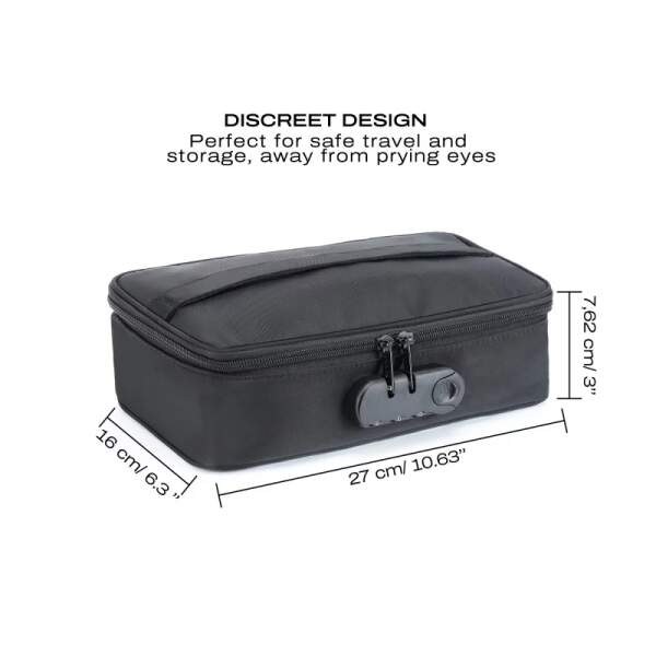 Dorcel - Discreet Box - Toy Opberg Box - Met Slot - Zwart - Afbeelding 3
