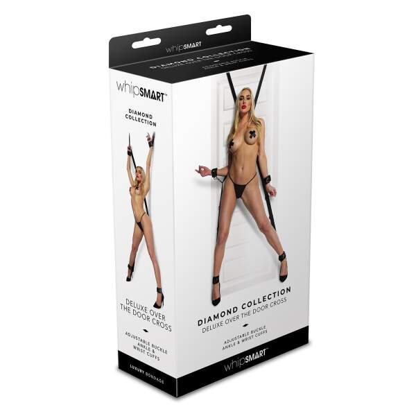 Whipsmart - Doorcross - Bondage Set - Enkelboeien - Handboeien - Afbeelding 3