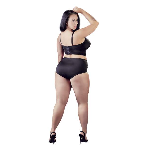 Cottelli Collection - Sexy Beugel BH - Plussize - Kant - Zwart - Afbeelding 2