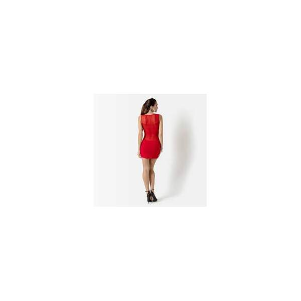 Patrice Catanzaro - Ophelia Robe - Lycra - Strass - Rood - Afbeelding 2