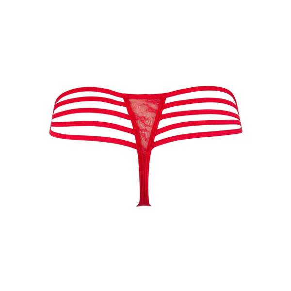 Axami - String - Straps - Kant - Nude - Rood - Afbeelding 4