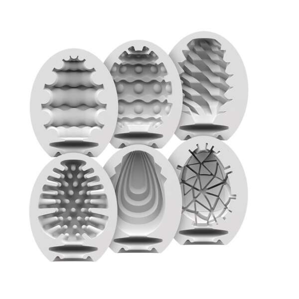 Satisfyer - Masturbator Eggs - Set van 6 - Afbeelding 3
