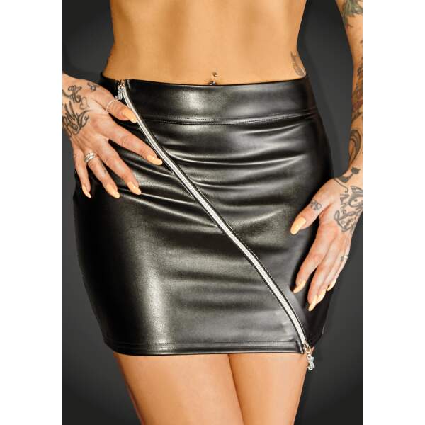 Noir Handmade PU-leren Rok Ruler