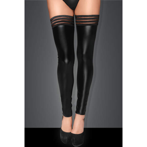 Noir Handmade Wetlook Kousen - Afbeelding 2