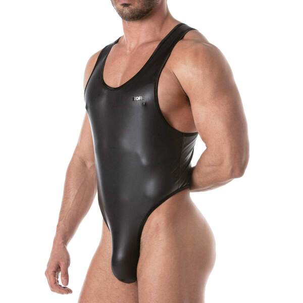 TOF PARIS - Fetish Body - Stringbody - Wetlook - Zwart