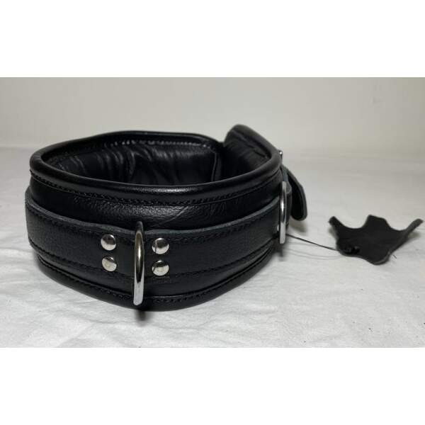 Boeienset - Pols - Enkel - Collar - Leer - Zwart - Afbeelding 5