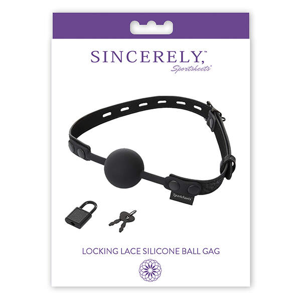 Ball Gag met Slotje - Sportsheets - Afbeelding 2