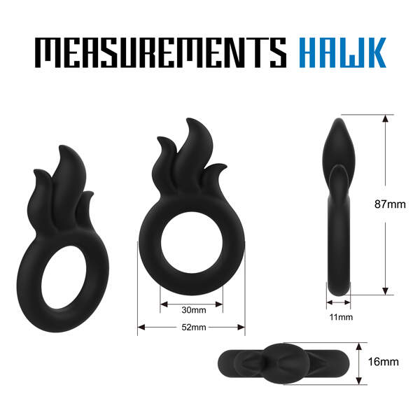 Rooster Cockring Hawk - Velv'Or - Afbeelding 4
