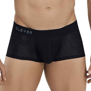 Clever Moda - Zurich Latin Boxershort - Mesh - Brede Band - Zwart