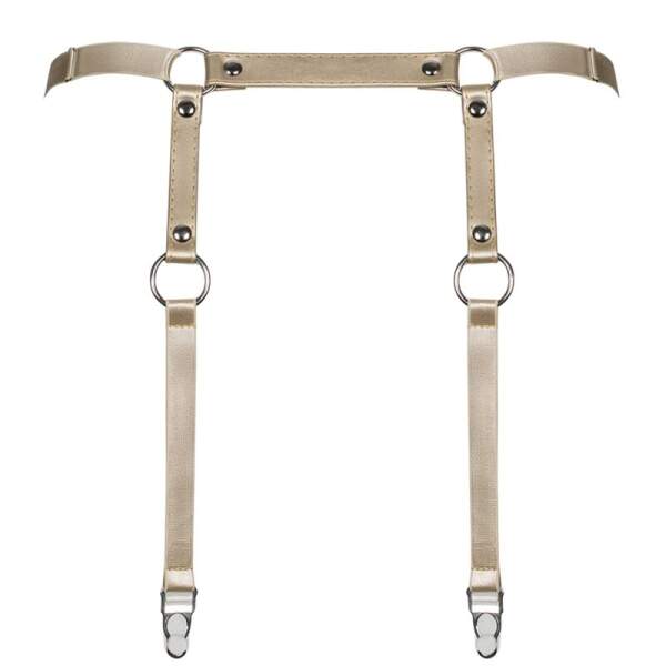 Obsessive - Garter Belt A764 - Jarretel - PU-leer - Goud - Afbeelding 3