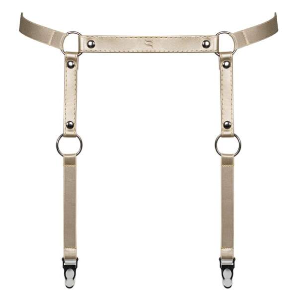 Obsessive - Garter Belt A764 - Jarretel - PU-leer - Goud - Afbeelding 4