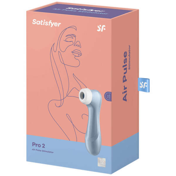 Satisfyer - Pro 2 Air Pulse Stimulator - Luchtdruk Vibrator - Blauw - Afbeelding 4