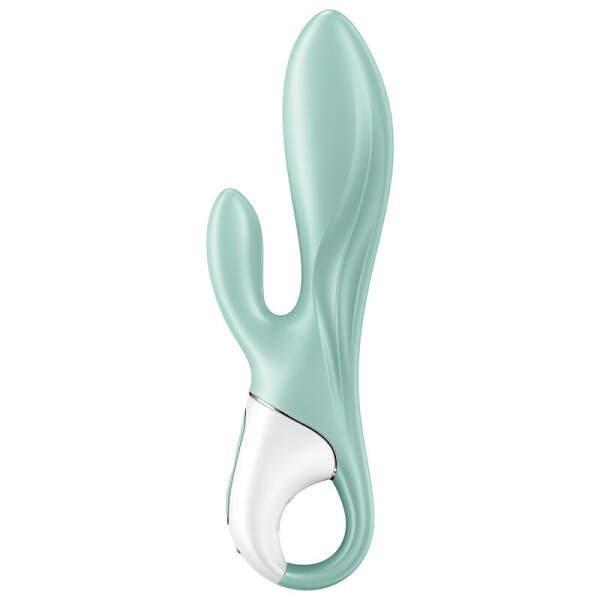 Satisfyer - Air Pump Bunny 5+ - Rabbit Vibrator - Opblaasbaar - Vibraties - met App - Groen - Afbeelding 2