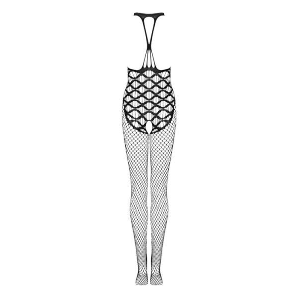 Obsessive - G332 - Bodystocking - Visnet - S/M/L - Zwart - Afbeelding 4
