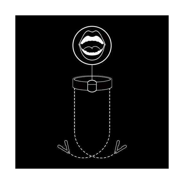 Ring Gag met Tepelklemmen - Fetish Submissive - Afbeelding 2