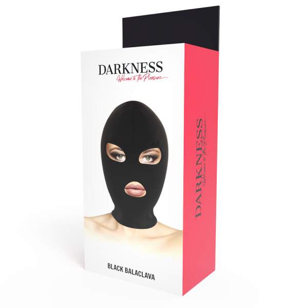 Darkness - Hoofd Masker - Stof - Zwart - Afbeelding 2