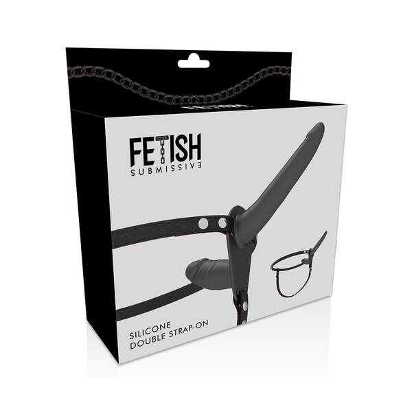 Siliconen Double Strap-on - Fetish Submissive - Afbeelding 3