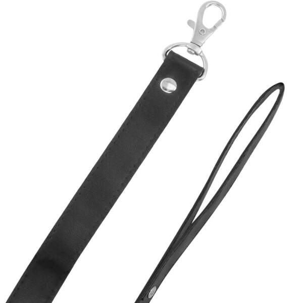 Darkness - Collar en Leash - Met Slotje - Zwart - Afbeelding 2