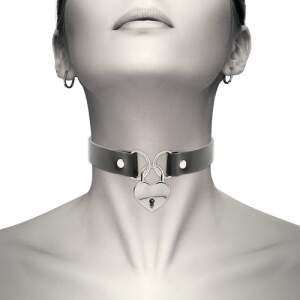 Choker Coquette met Hart met Slotje