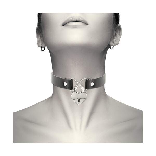 Choker Coquette met Hart met Slotje