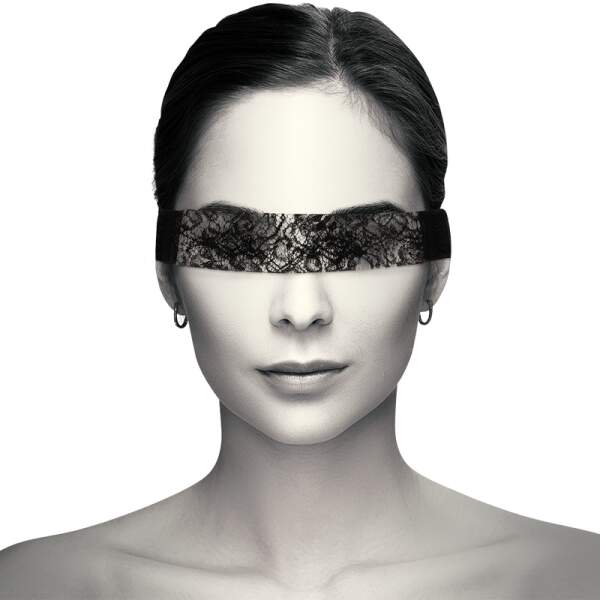Coquette - Kanten Masker - Smal - Zwart