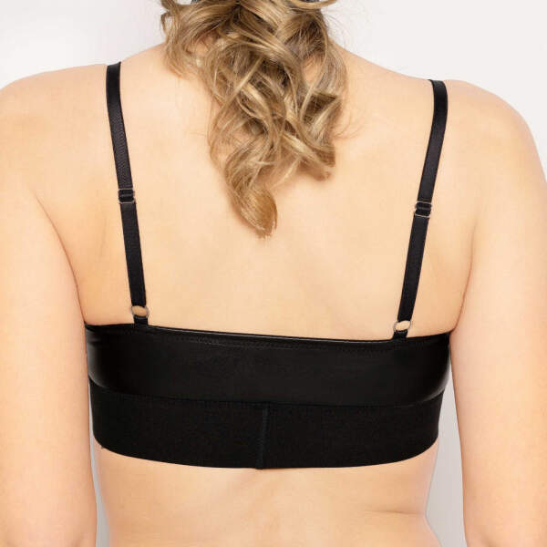 Patrice Catanzaro - Jade - Brassiere - PU-leer - Zwart - Afbeelding 3