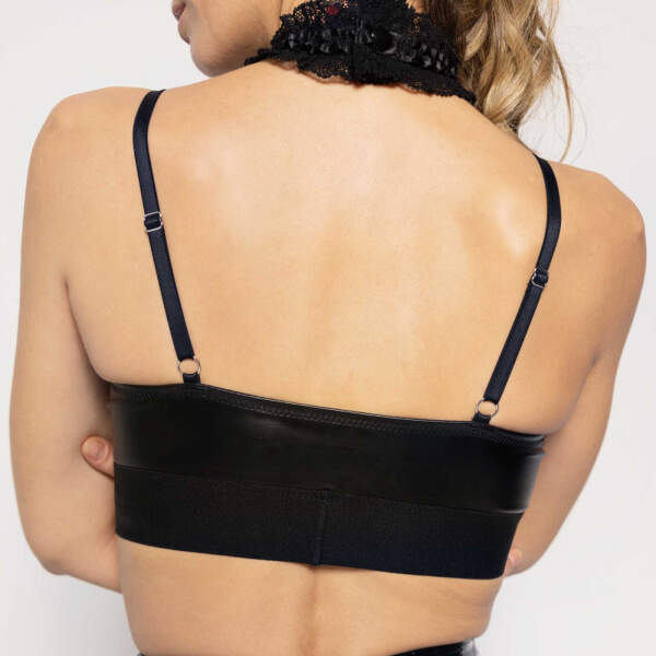 Patrice Catanzaro - Jade - Brassiere - Wetlook - Zwart - Afbeelding 4