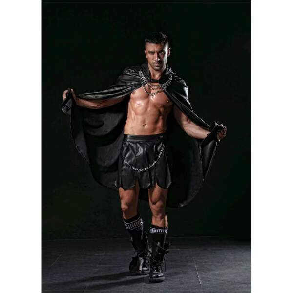 TOF PARIS - Kinky Cape - Capuchon - PU-leer - Zwart - Afbeelding 2